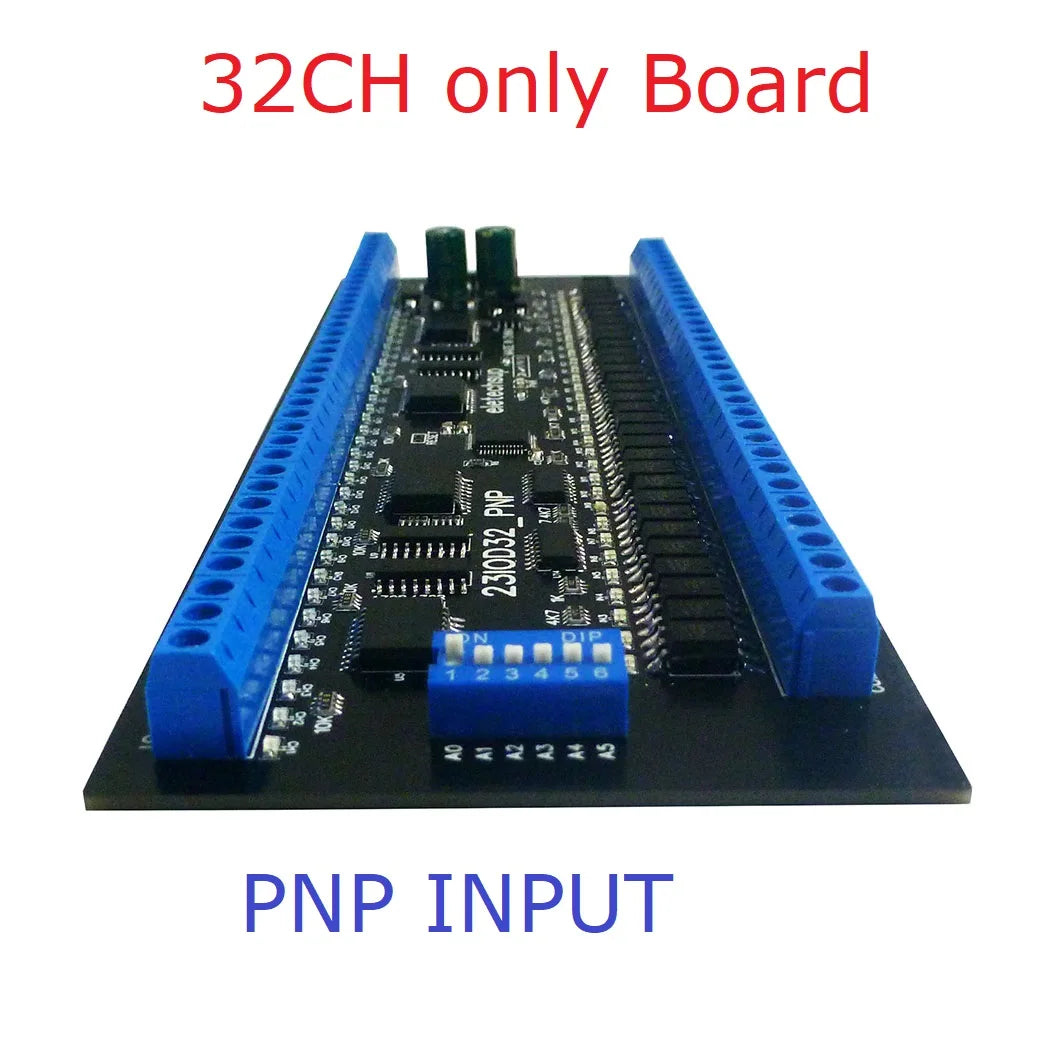 32CH RS485 IO Master-Slave Remote Control Switch Board NPN/PNP Isolation Input 300MA MOS Output Modbus RTU PLC Expansion Module