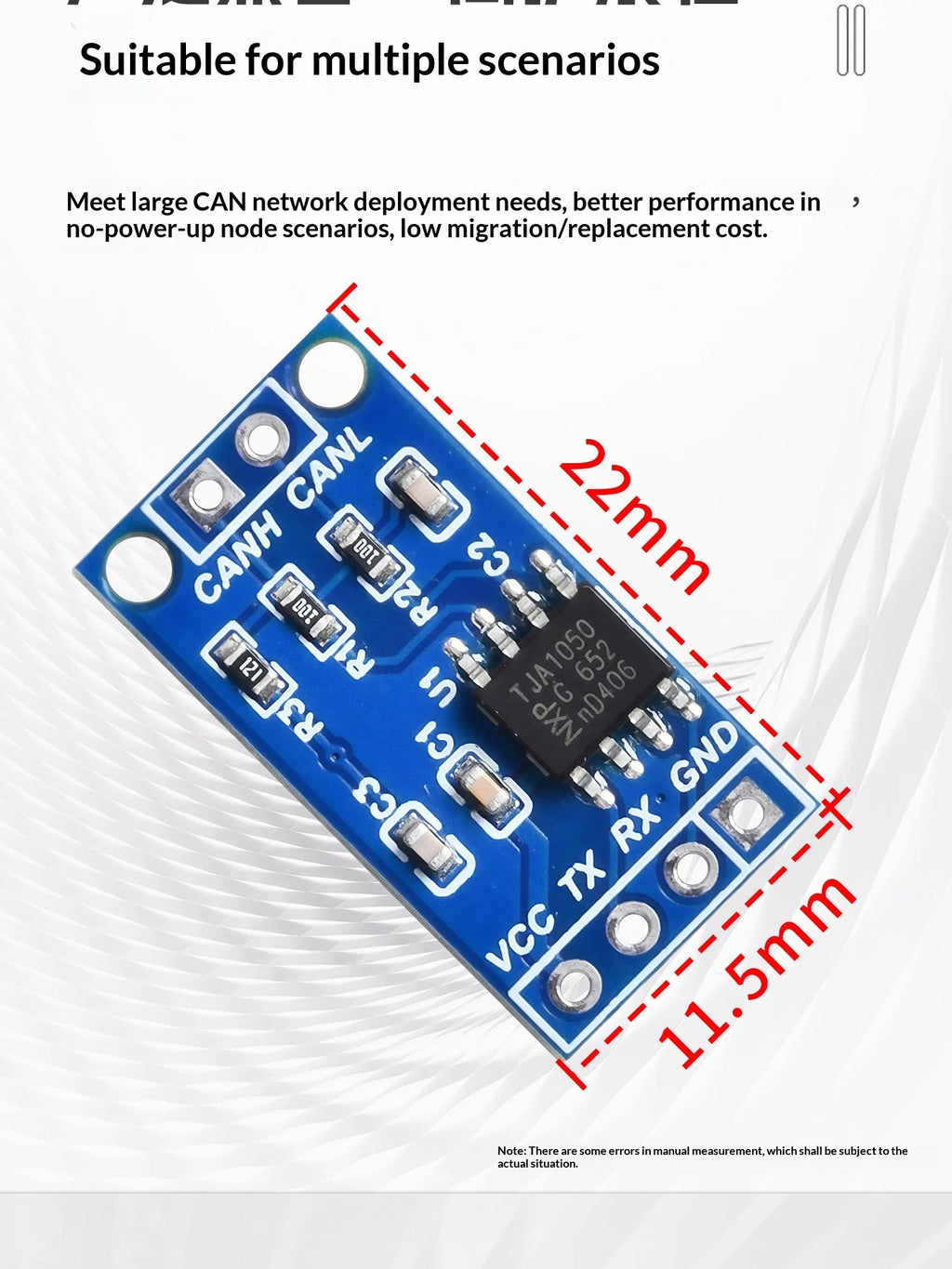 5-10pcs CAN Bus Transceiver Board TJA1050 High Speed Communication Unit For Arduino STM32 Microcontroller