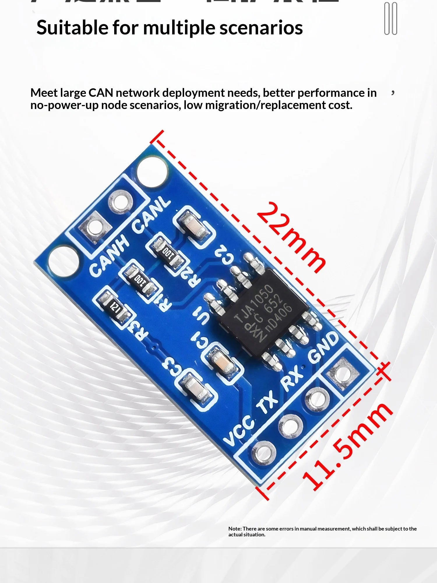 5-10pcs CAN Bus Transceiver Board TJA1050 High Speed Communication Unit For Arduino STM32 Microcontroller