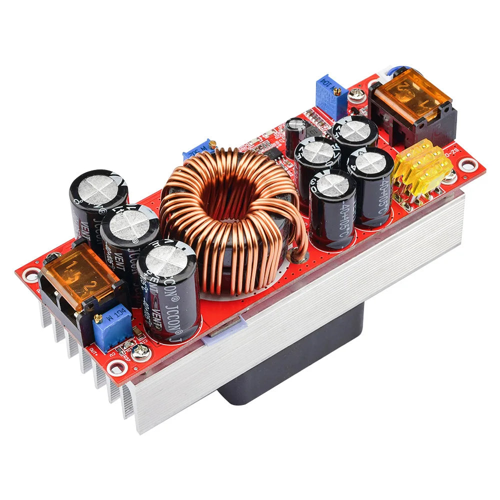 1800/1500/1200W DC-DC Boost Converter Step Up Power Supply Module 10-60V to 12-90V Adjustable Voltage Charger 40/30/20A