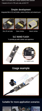 Luckfox Pico Plus,RV1103 Linux Micro Development Board,Integrates ARM Cortex-A7/RISC-V MCU/NPU/ISP Processors,With Ethernet Port