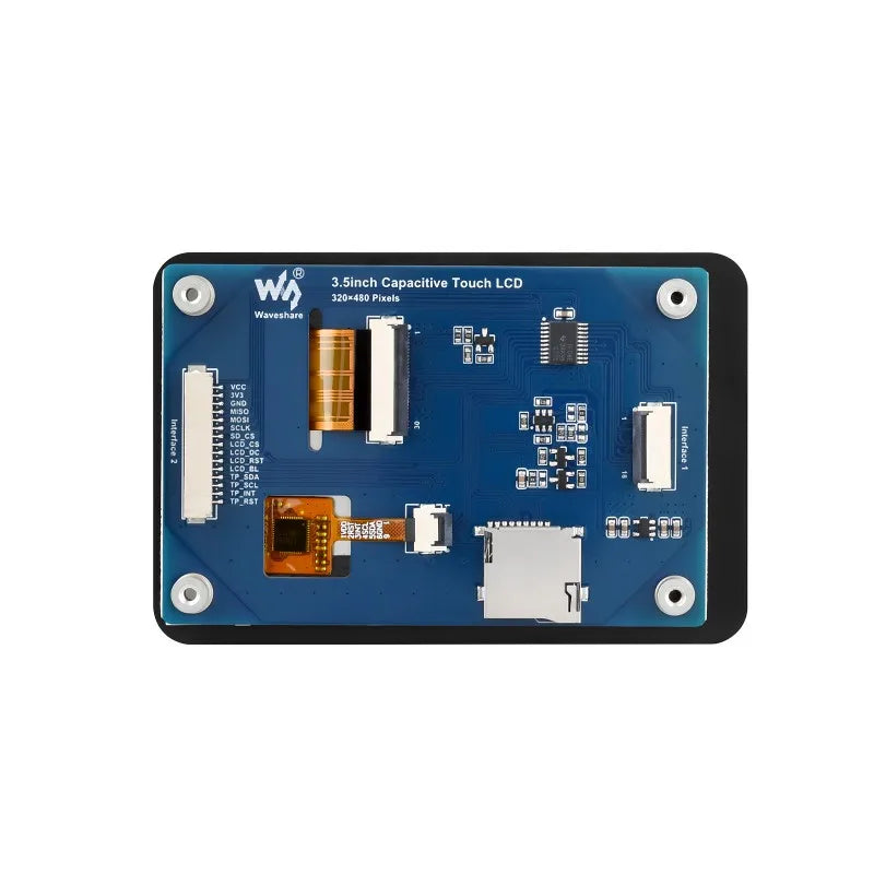 3.5inch Capacitive Touch Display Module, 320×480, Embedded with ST7796S Display Driver and FT6336U Capacitive Touch Controller