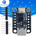 MCP2221A Breakout Board Type-C USB Interface STEMMA QT Qwiic Signal Acquisition Measurement Module for Arduino DIY