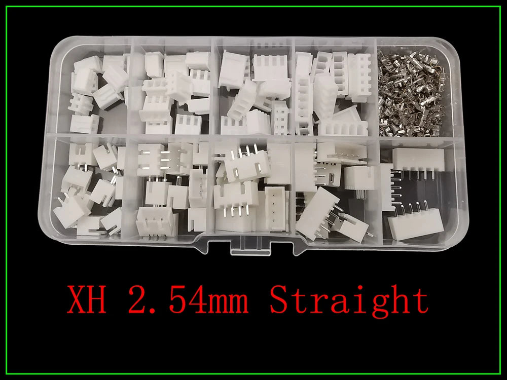 1Box PH2.0 / XH2.54 2/3/4/5 Pin Terminals Kit Male Female Plug Housing Header JST Wire Connector PH 2.0mm XH 2.54mm Pitch