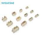 20pcs SH1.0 1.25 ZH1.5 PH2.0 XH2.54 mm Male Pin Header Socket Dip/Right Angle RA SMD SMT 2/3/4/5/6/7/8/9/10/12P Wafer