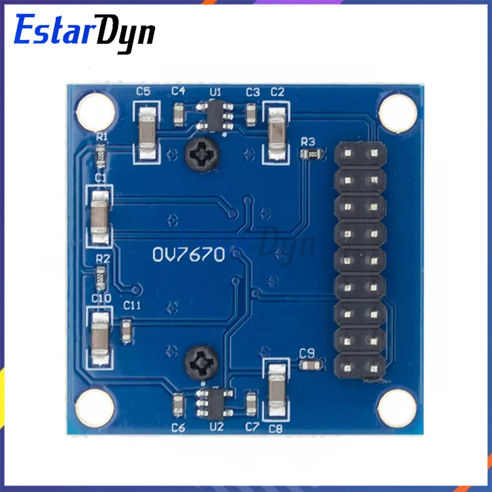 OV7670 Camera Module VGA 640x480 with Auto Exposure for STM32 ESP32 MCU Board