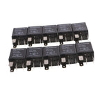 DC 12V 30 AMP Car Automotive Boat Truck 4 Pins SPST Alarm Relay Pack of 10