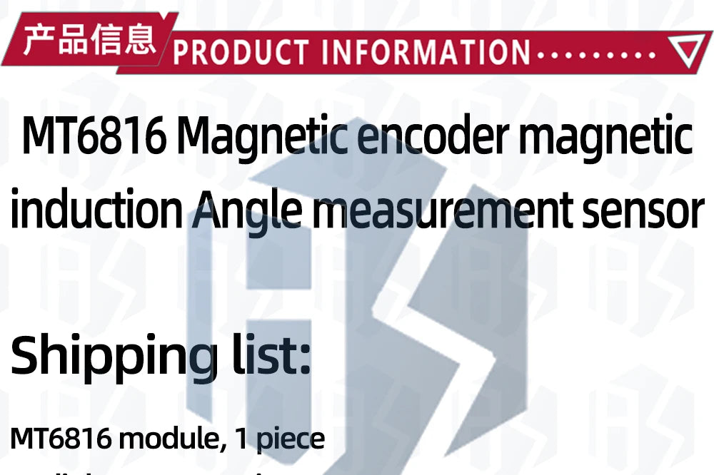 MT6816 High-Speed and High-Precision Magnetic Encoder Magnetic Induction Angle Measurement Sensor Module