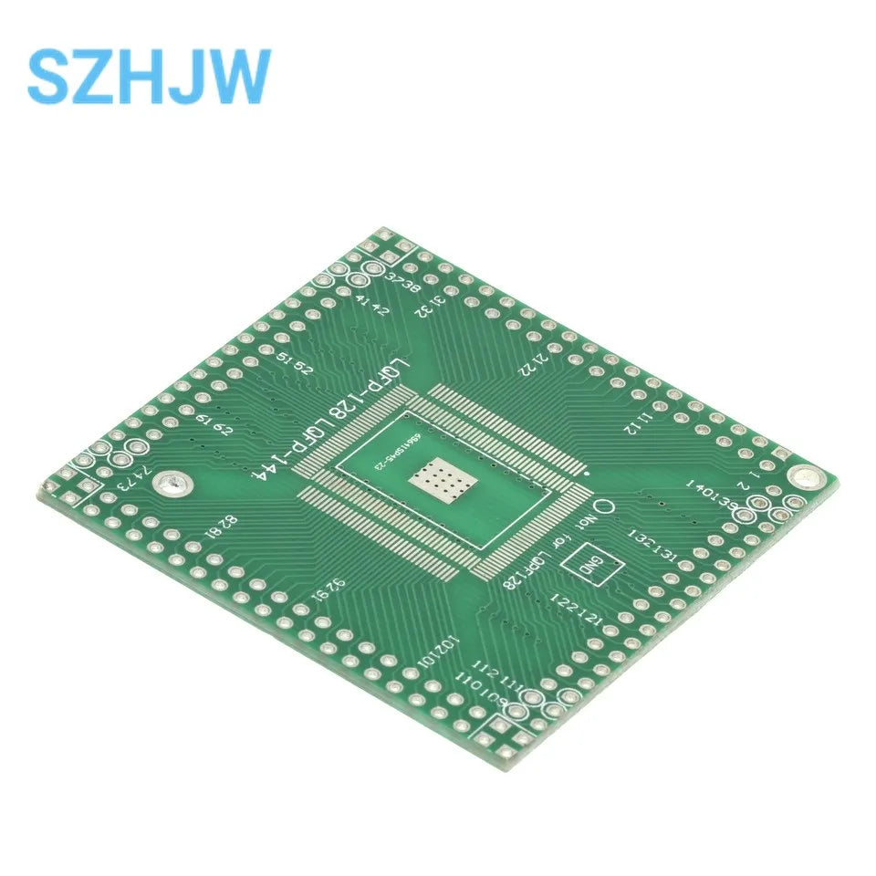 5pcs QFP/EQFP TQFP/LQFP144/128 Strips into DIP CPU Empty Board Transfer Board FPGA