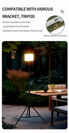 Outdoor Camping Light Super Bright Camping Floodlight Magnetic Rechargeable Led Work Light