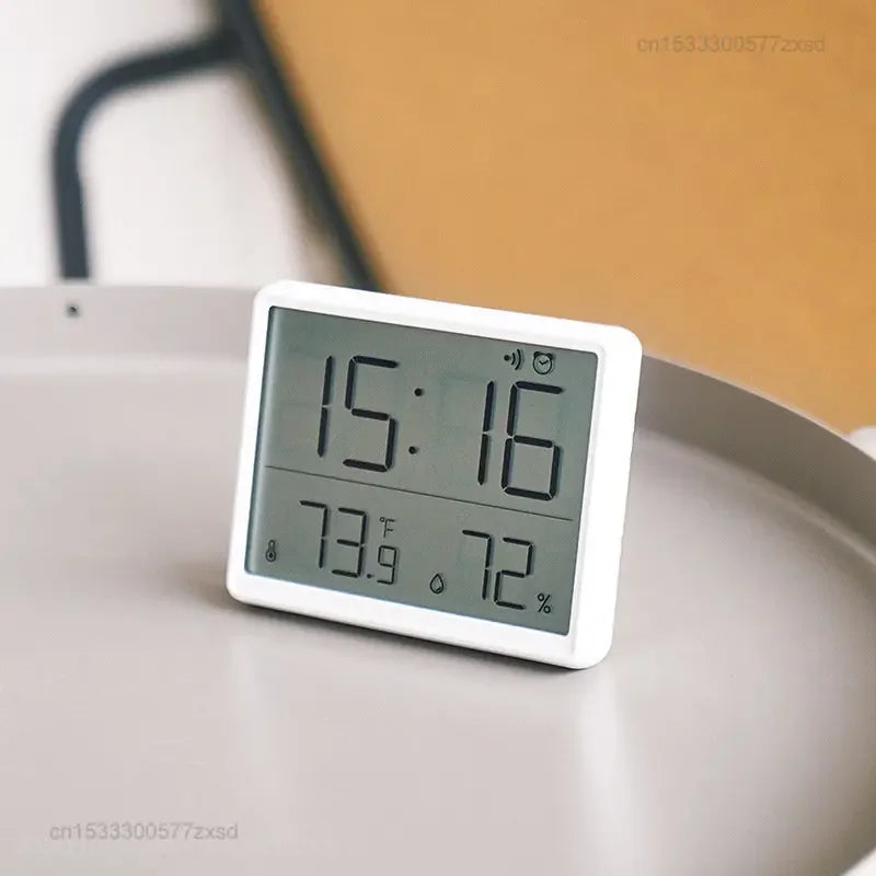 Indoor Multifunction Thermometer Hygrometer Automatic Electronic Temperature Humidity Monitor Clock Monitor Wall Monitor Clocks