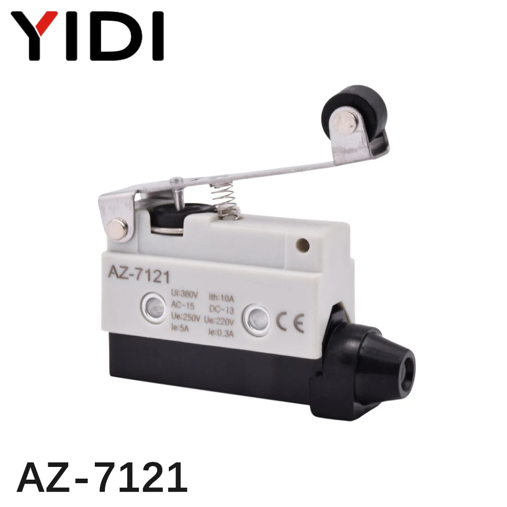 YIDI Waterproof Micro Limit Switch 10A 250V Roller Lever Arm AZ-7312 AZ-7311 AZ-7121 Horizontal Type