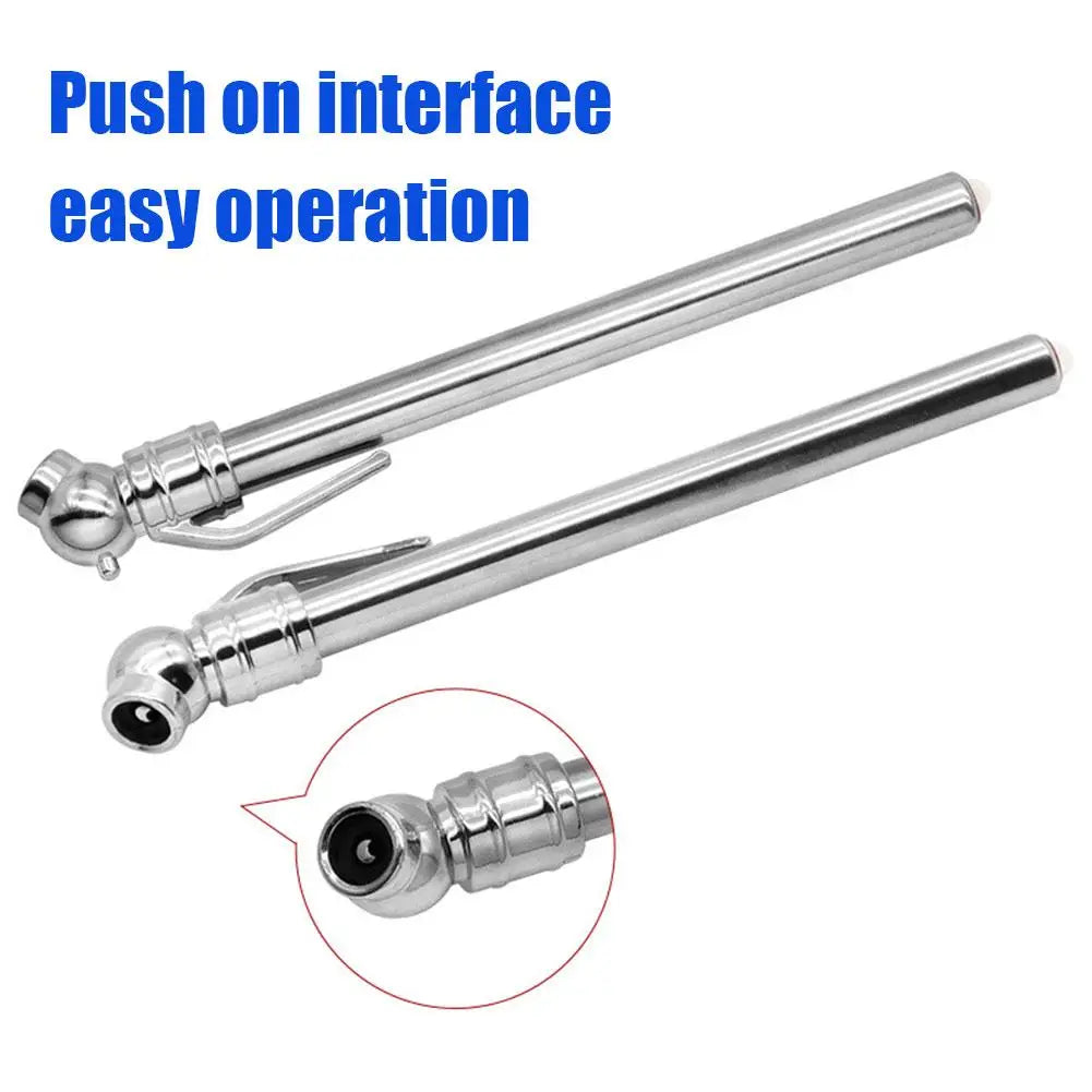 2pcs Portable Universal Tire Air Pressure Gauge Pen Checker Test Car Vehicle Motor Tire Pressure Barometer Monitor System Supply
