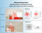 Meian Wired PIR Motion Sensor, Infrared Alarm Detector, Human Body Presence Sensor, Smart Home Security, Work with Alarm Host