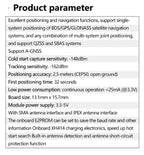 GPS+BDS Beidou dual-mode module, flight control satellite positioning navigator, ATGM336H replacement, for NEO-M8N