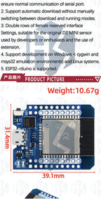 ESP8266 D1 Mini Pro WiFi Development Board NodeMcu 0.66 OLED DHT11 DHT22 buzzer Relay DS18B20 ESP32 Motor for WeMos DIY Kit