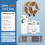WS2811 Horse Running COB LED Strip 20M 15M 10M 24V Water Flow LED Tape Ribbon Light with Banlanx APP SP636E Touch Controller Set