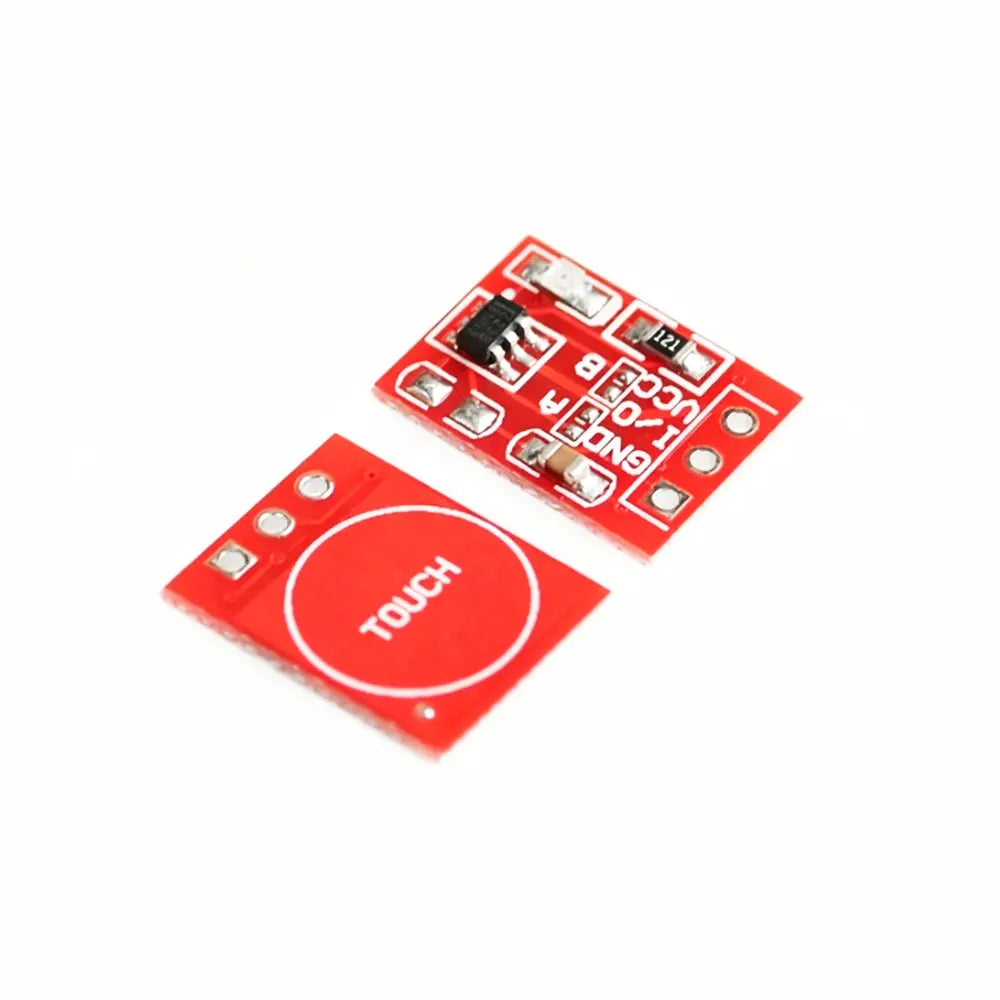 5pcs TTP223 Touch Key Switch Module Touching Button Self-Locking/No-Locking Capacitive Switches Single Channel Reconstruction