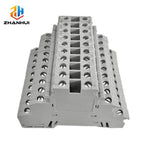 5Pcs DIKD 1.5 3 Levels Sensor Screw Connector 2.5 mm² 6-Conductor Electric Din Rail Triple Three Level Terminal Block DIKD1.5