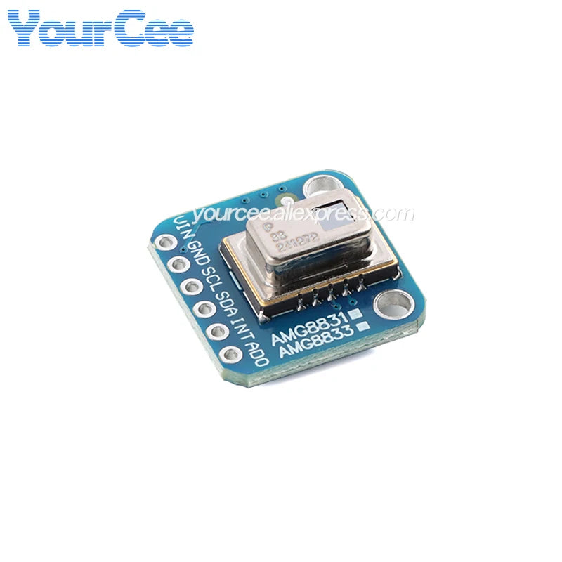 AMG8833 8*8 IR Thermal Imager Array Temperature Sensor Module 8x8 Infrared Camera Sensor 10Hz for Arduino Raspberry Pi Python