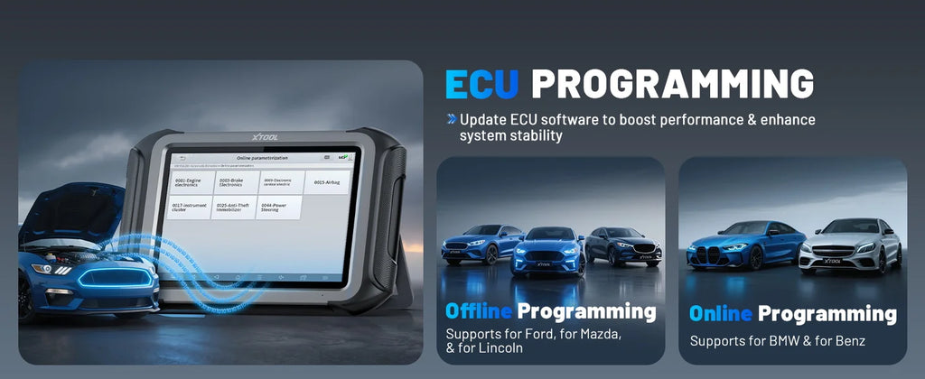 XTOOL D9S PRO D9SPRO Car Diagnostic Tool Bluetooth ECU Programming/Coding Automotive Scanner 45 Services CANFD DOIP FCA Topology