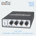 2IN 4OUT ADAU1452 Digital DSP Audio Processor BDSP2.4U MAX 2-Way Crossover Audio Tuning Board with Hardware Control Knobs