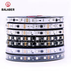 WS2811 Magic Color RGB LED Strip SMD5050, DC12V. Addressable, 30/48/60/84/96 LEDs. External: 1 Control IC Controls 3 Lighting LE