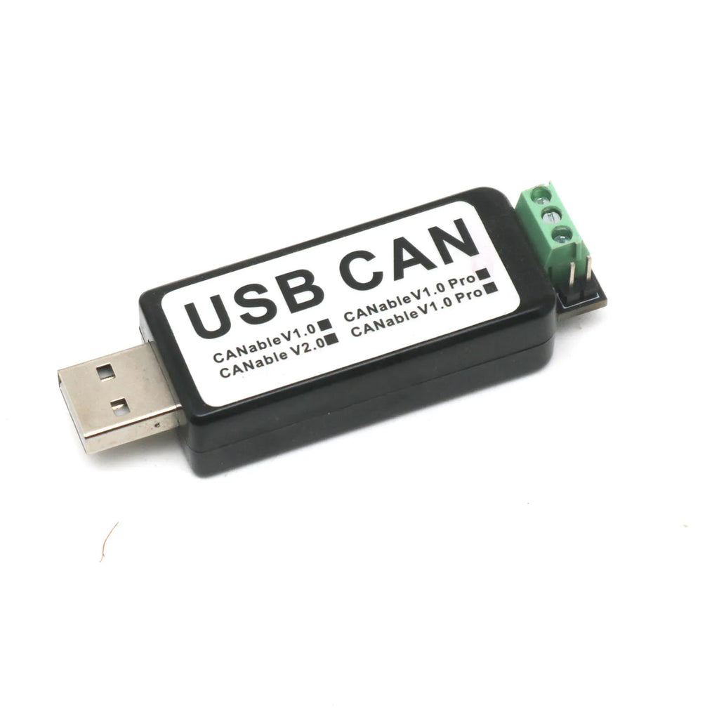 CANable V2.0 USB To CAN Bus Protocol Analysis Converter Transceiver USBCAN Adapter Candlelight CAN-FD SLCAN Firmware Cangaroo