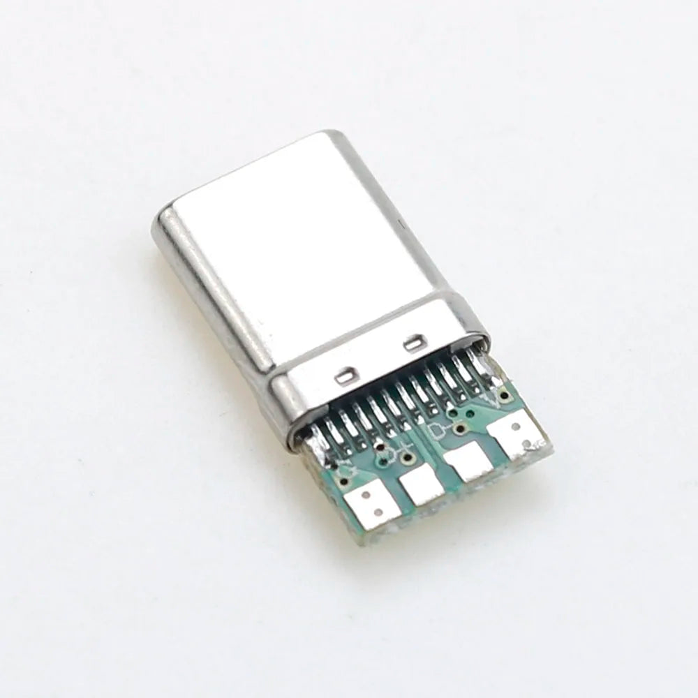 1-10PCS Type-C OTG Male 4P with 5.1K Resistance Data Power Adapter 4 Solder Joint Plug USB Adapter