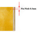 FPC Ribbon Flexible Flat Cable Coaxial Cable 24 Pin Pitch 0.5MM Wire Length 6/10/20/25CM For MateCam X7/X9