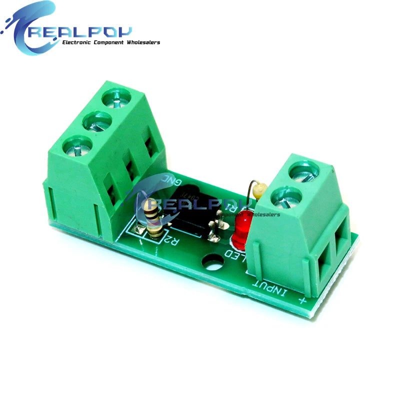1 Channel Way Optocoupler Isolation Module PC817 EL817 3V-5V 12V 24V Photoelectric Isolator Rail Holder PLC Drive Motor Board