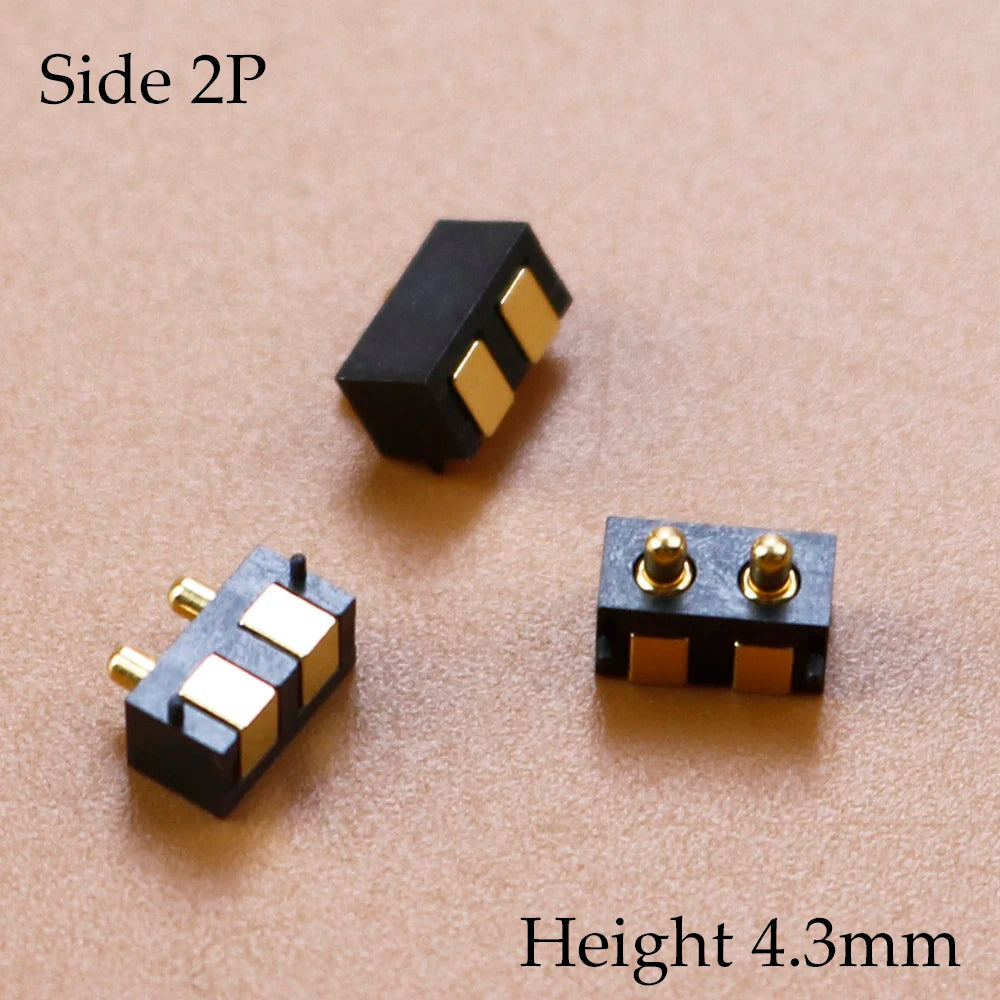 1 Piece FOR DIP Pogo Pin Connector Spring Loaded Contact Test Probe Power Charging Connector Pin 2.54 Mesh