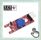 TZT 1/3PCS KY-008 3pin 650nm Red Laser Transmitter Dot Diode Copper Head Module for arduino DIY Kit