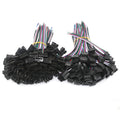 30/50/100pairs 2pin 3pin 4pin 5pin 6pin 15cm JST SM Connector Quick Male/Female Extension Cable For Lamp Driver CCTV Led Strip