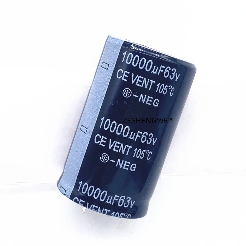 1pc  New Original  16V 25V 50V 63V 80V 100V 10000UF Radial DIP Aluminum Electrolytic Capacitors Tolerance 20%