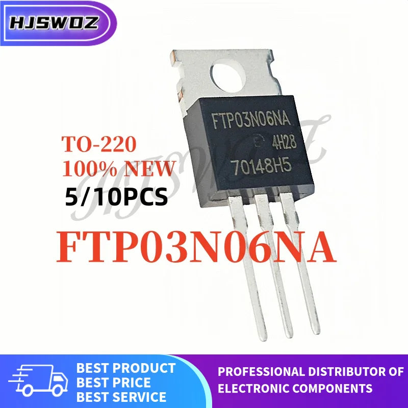 5PCS-10PCS Original FTP03N06NA TO-220 60V 30A N-Channel MOSFET Power Transistor Brand New In Stock