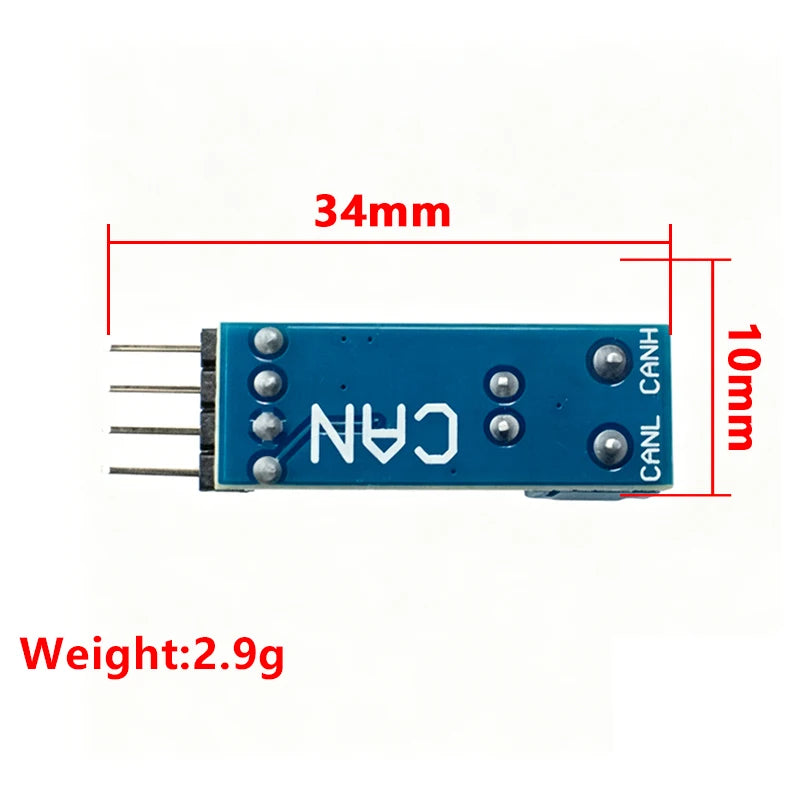 SN65HVD230 CAN Bus Transceiver Module 3.3V Power Supply ESD Protection TTL to CAN Level Conversion Board For Arduino