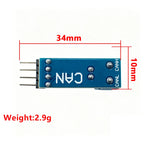 SN65HVD230 CAN Bus Transceiver Module 3.3V Power Supply ESD Protection TTL to CAN Level Conversion Board For Arduino