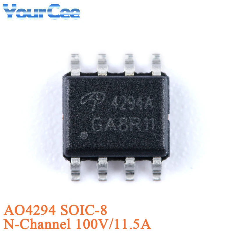20pcs/5pcs AO4407A SOIC-8 4407A P-channel -30V/-12A SMD MOSFET Field Effect Transistor Chip AO4405AO4411 AO4413 AO4421 AO4435