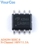 20pcs/5pcs AO4407A SOIC-8 4407A P-channel -30V/-12A SMD MOSFET Field Effect Transistor Chip AO4405AO4411 AO4413 AO4421 AO4435