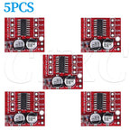1/5/10PCS Mini L298N DC Motor Driver, MX1508 Mini Dual Channel 1.5A 2 Way PWM Speed Controller Dual H-Bridge Replace Stepper