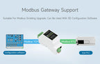 RS485 to RJ45 Ethernet Module Industrial Serial Server TCP/IP to Serial Support Rail-Mount Modbus Gateway Optional POE Function