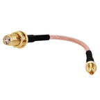 SMA Female Jack Nut To SMA N TNC BNC UHF MCX MMCX TS9 CRC9 Straight Pigtail Cable RG316 For WIFI Wireless 3G 4G Modem NEW