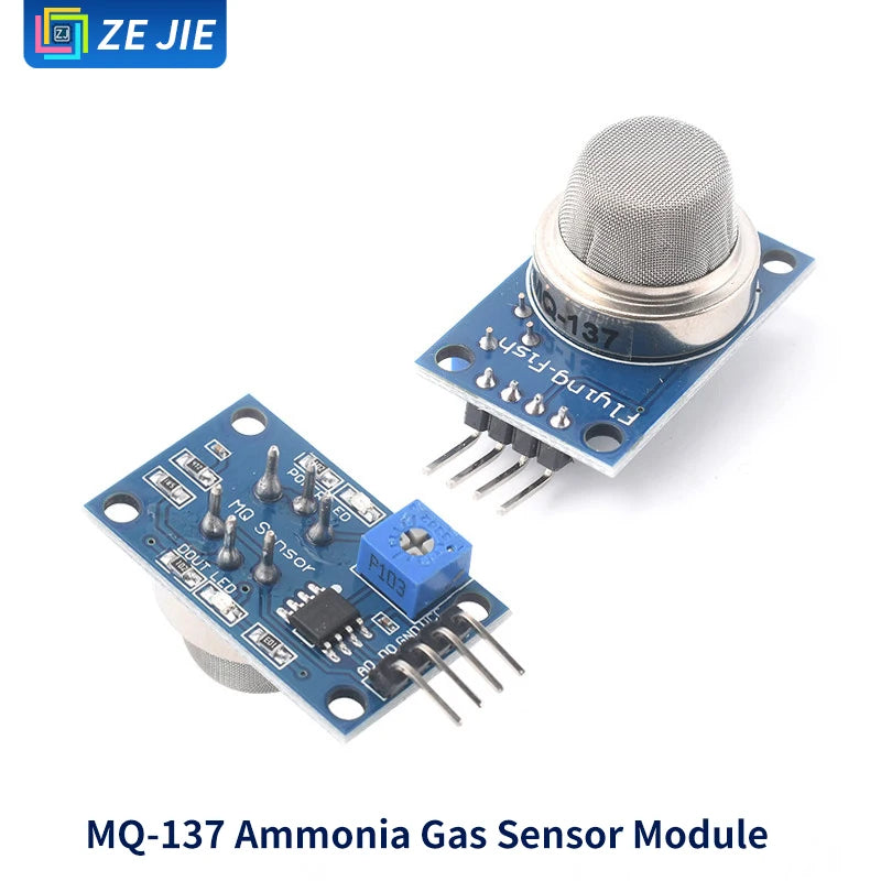 Smoke Gas Sensor Module MQ‑2/3/4/5/6/7/8/9/131/135/136/137, Alcohol Detection
