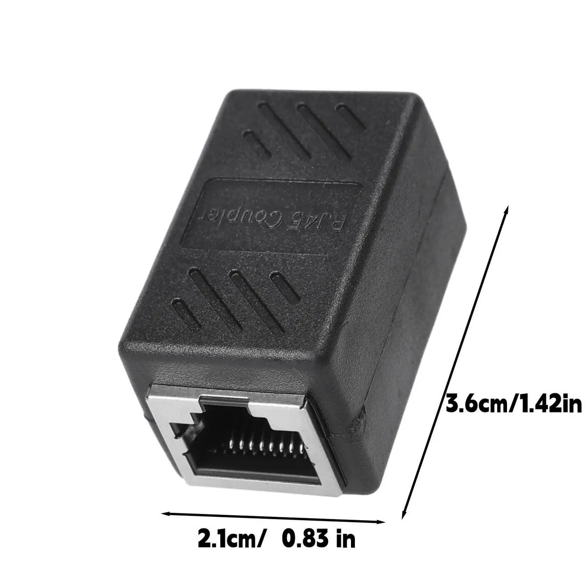 Female to Female RJ45 Ethernet Inline Coupler for Cat7/Cat6/ Cat5e/ Cat5 Ethernet Cable Extender Adapter for PC Router PS5 Xbox