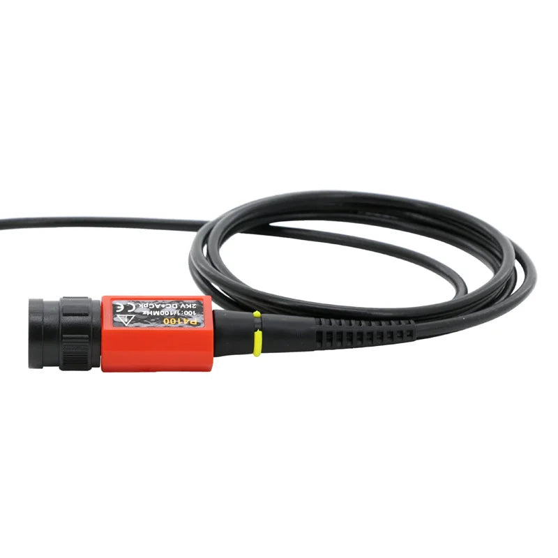 FNIRSI P4100 Oscilloscope Probe 100:1 2KV High Voltage 100Mhz Safety BNC Connector For Oscilloscope Adjustable Attenuation