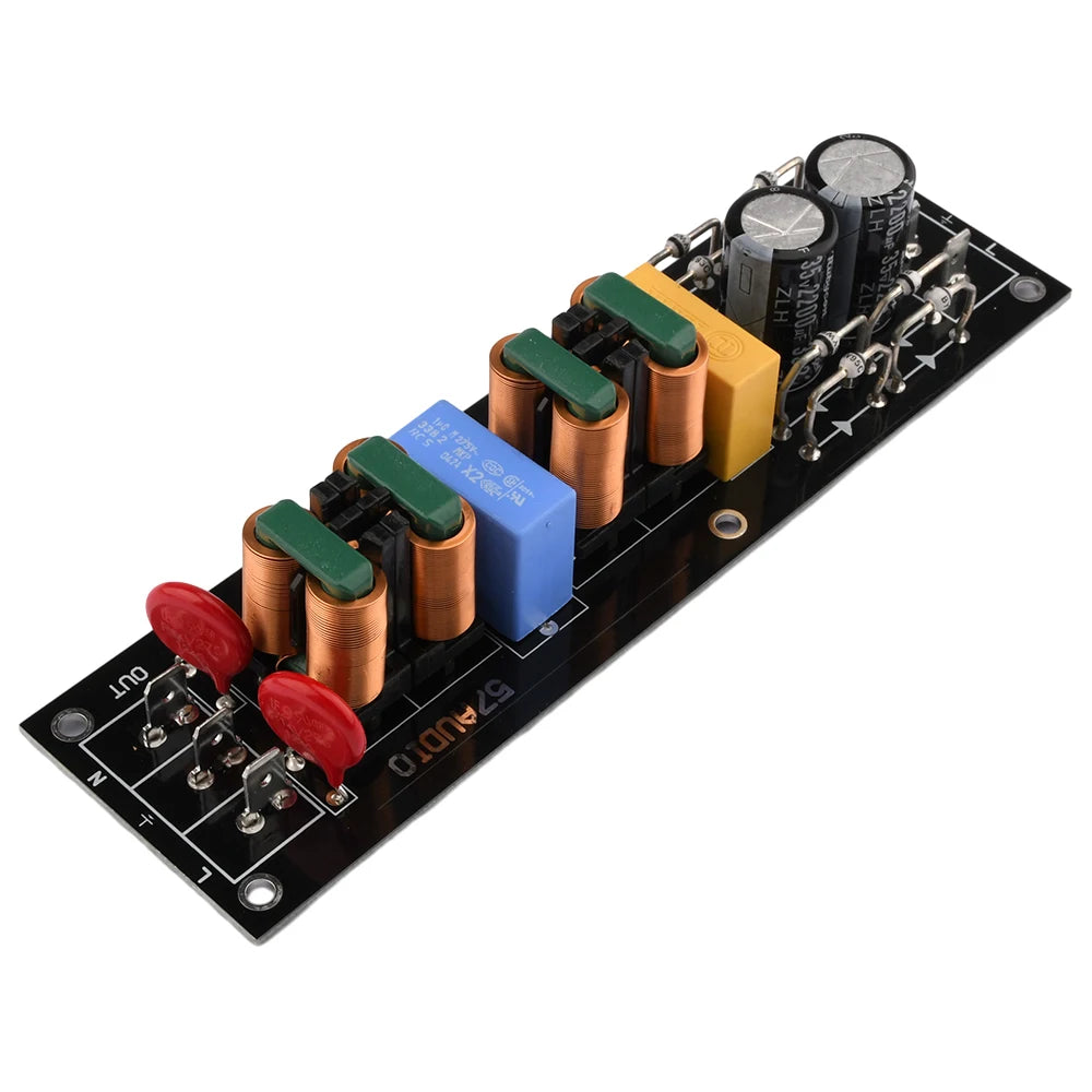 2000W 15A EMI Power Filter Module High Efficiency DC Power Supply Filter DIY Audio