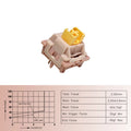Outemu Silent Peach V2 Switch Lubed Silent Lemon V2 Switches Mechanical Keyboard Linear Tactile 5Pin Paragraph Axis Hot Swap DIY