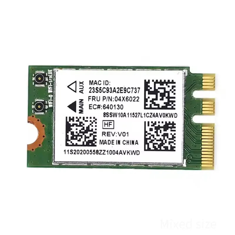 4.0 BT 04X6022 For Lenovo G40 G40-80 Y40-70 G50 B50 Z40 Z50 V1000 NGFF WiFi QCNFA335 Wireless Network Card