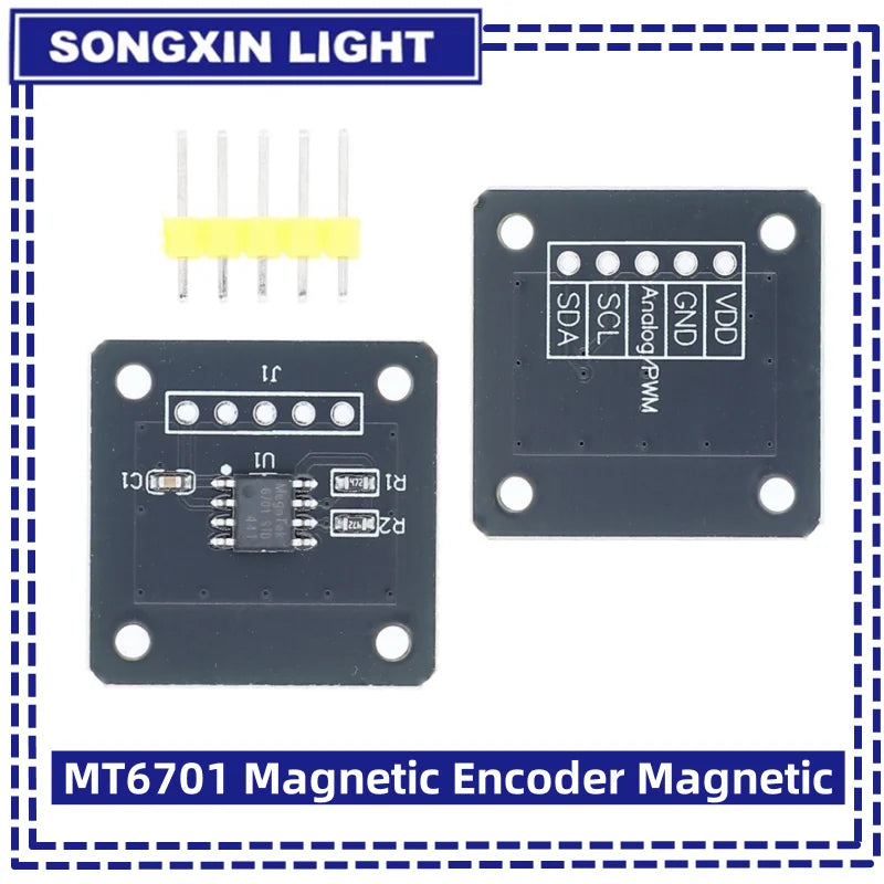 SX MT6701 Magnetic Encoder Magnetic Induction Angle Measurement Sensor Module 14bit High Precision Instead Of AS5600 For Arduino